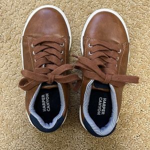 Boys Harper Canyon Eddie brown sneaker dress shoes